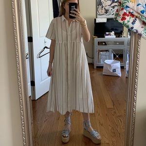 Madewell Midi Detailed Dress